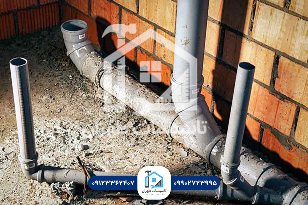 لوله کشی فاضلاب ساختمان